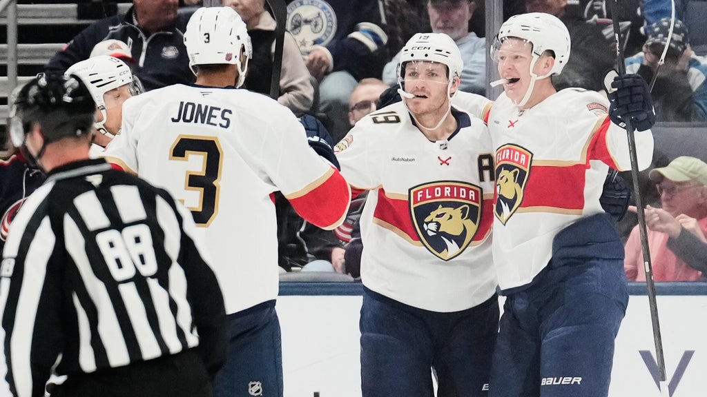 Brady Tkachuk's hat trick, Matthew Tkachuk's five assists lead Panthers past Blue Jackets 7-3 — CBS Miami, Pinecrest Real Estate news