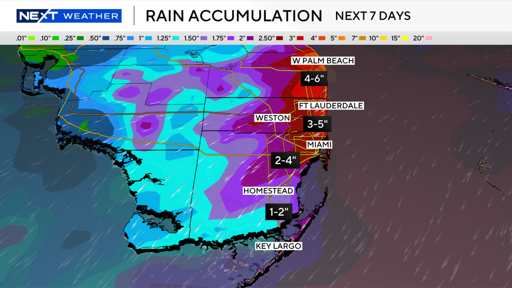 South Florida stays mostly dry Friday but heavy rain, flooding possible this weekend — CBS Miami, Pinecrest Sports news