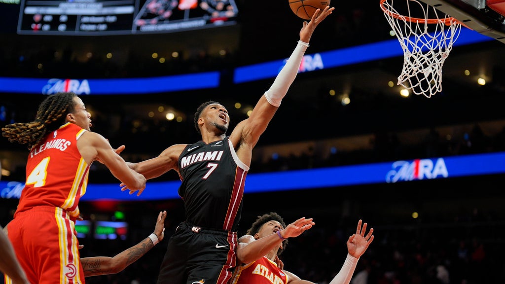 Giannis Antetokounmpo scores 24 points, 18 rebounds as the Heat beat the Hawks 129-117 for first win — Pinecrest Sports news