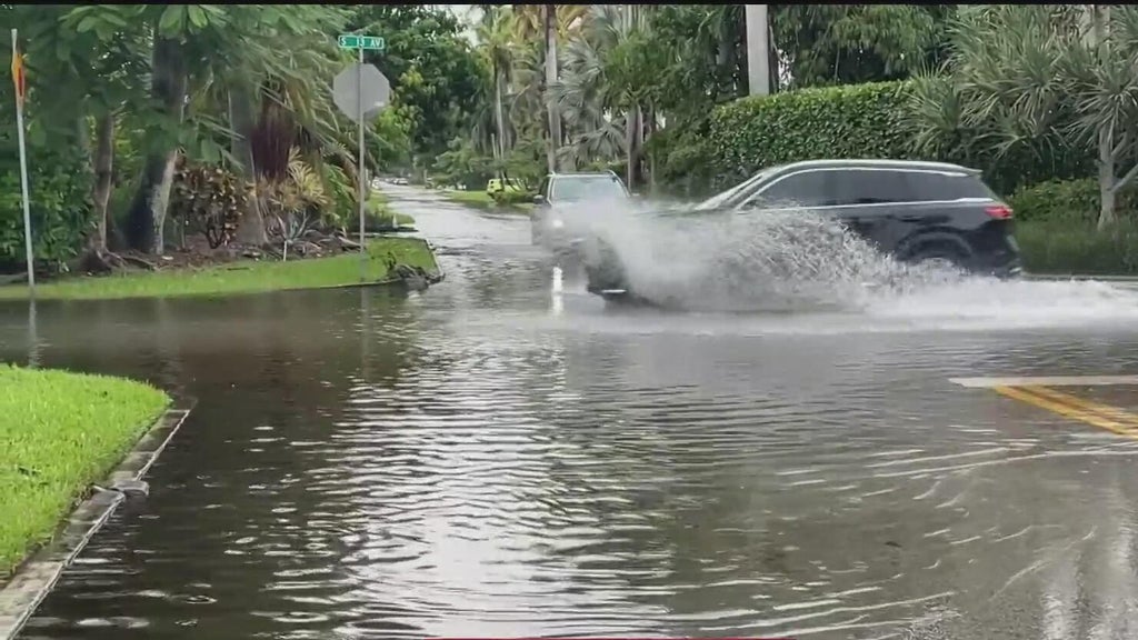 Heavy rain causes street flooding across parts of South Florida — CBS Miami, Pinecrest Community news