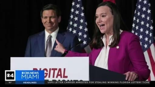 Senator Ashley Moody responds to criticism over her role in Hope Florida scandal — CBS Miami, Pinecrest Community news