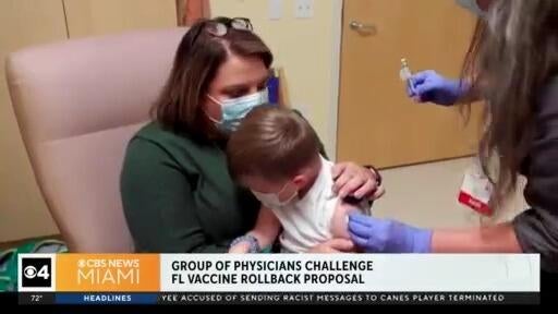 Florida doctors challenge state’s plan to roll back vaccine requirements — CBS Miami, Pinecrest Health news