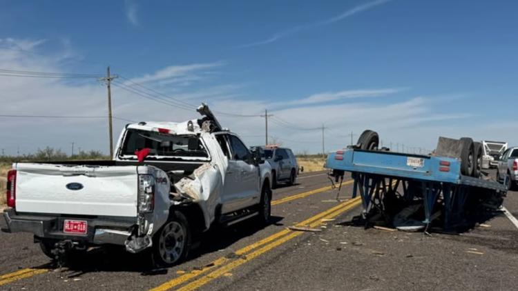 Single-vehicle crash closes intersection of State Highway 18 and County Road 306 in Winkler County — NewsWest 9 (Permian Basin), Pinecrest Community news